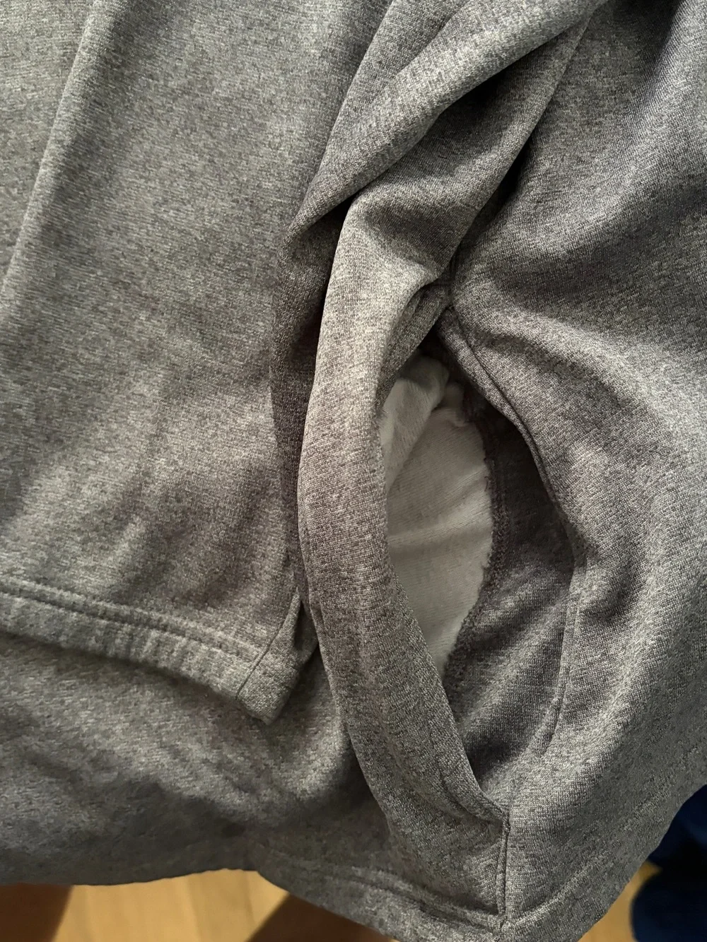 New York Athletic Club NYAC Under Armour Gray Heather Quarter-Zip Pullover